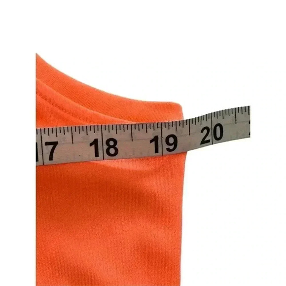 Champion Women’s Large Vibrant‎ Orange Loose V-Neck Workout Tank - Picture 5 of 6